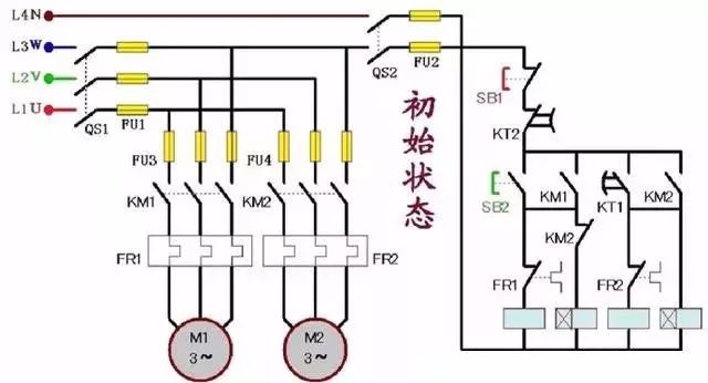 電動(dòng)機(jī)的順序啟動(dòng)、同時(shí)停止